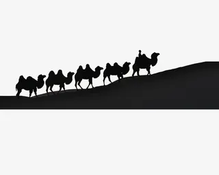 西域驼队免抠
