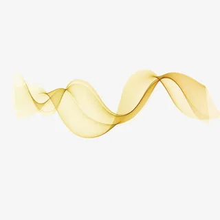 精美黄色丝巾免抠