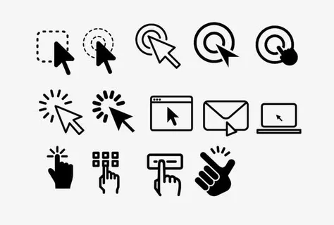 各类点击图标免抠