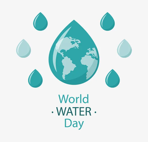 世界水日保护用水免抠