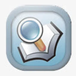 放大镜书本图标免抠