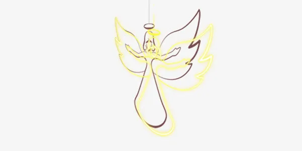 梦幻发光女神免抠