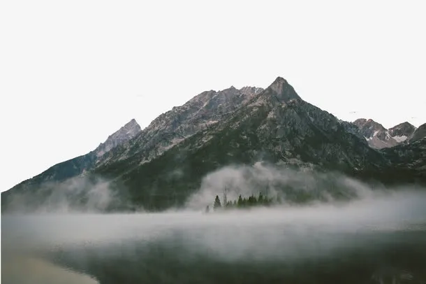 云雾缭绕美景免抠