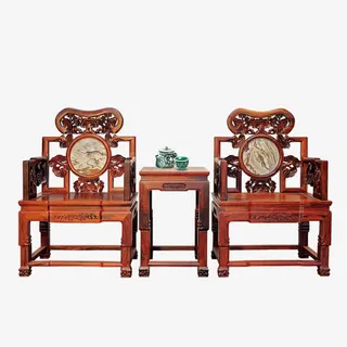 高端大气雕刻美观古代椅子免抠