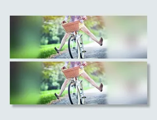 自行车休闲生活背景高清