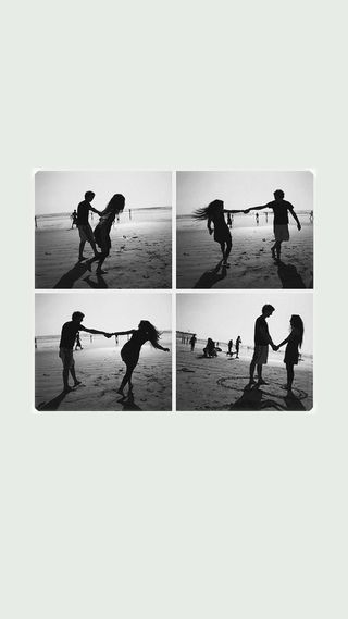 高清情侣灰色H5背景高清