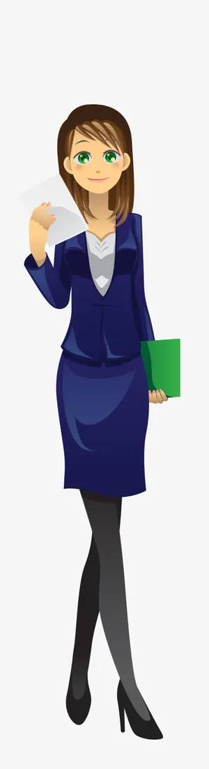 卡通美丽女士免抠