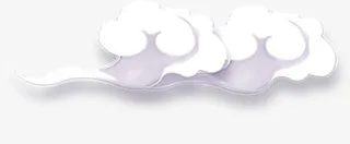 卡通海报手绘浪花云彩免抠