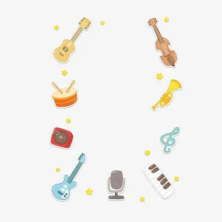音乐器材素材免抠