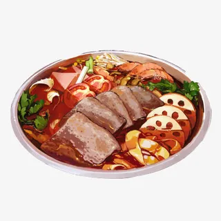 麻辣烫手绘画素材图片免抠