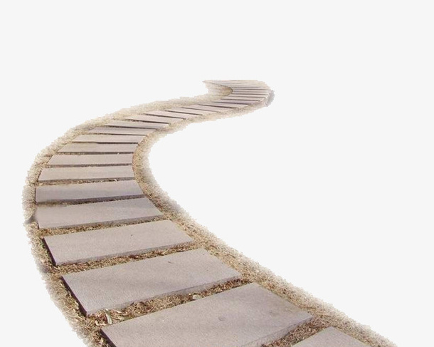 石板道路免抠