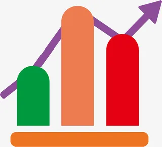 矢量增值图形展示免抠