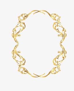 椭圆形边框png免抠