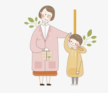 卡通量身高的男孩免抠