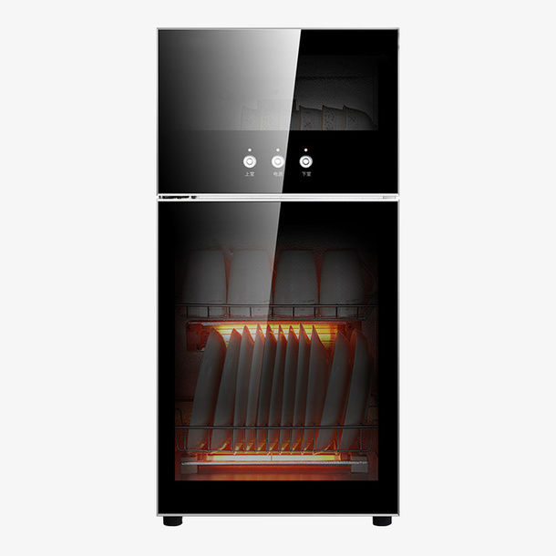 小型高温消毒碗柜不锈钢式迷你厨房立式免抠