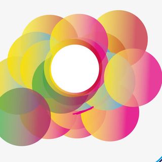 炫酷梦幻彩色光圈免抠