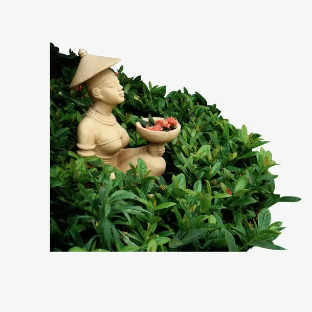 茶园草地免抠