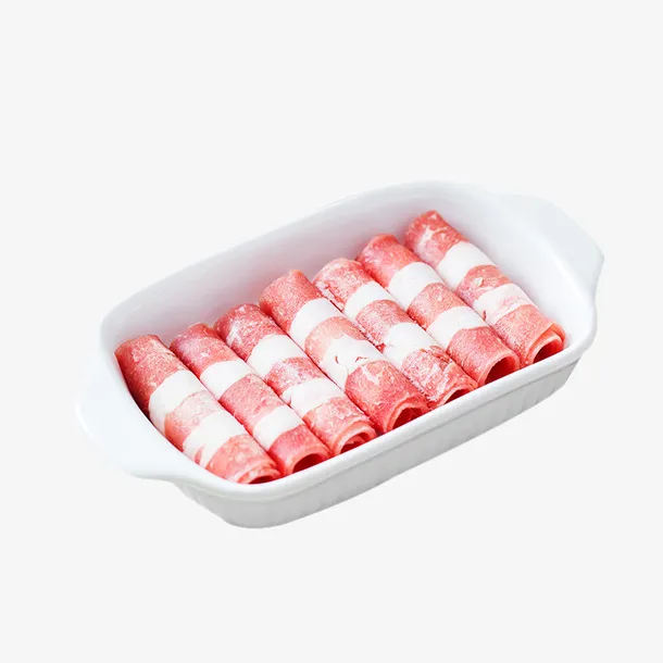 羊肉片羊肉卷羔羊肉卷免抠