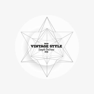 矢量几何线条图免抠