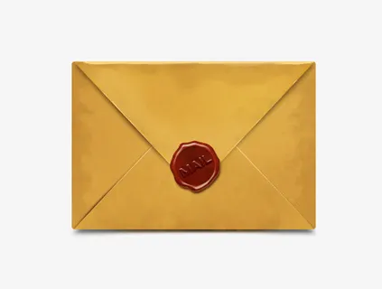 用蜡密封的信封免抠 用蜡密封的信封免抠