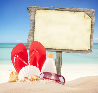 海滩招牌高清图片高清