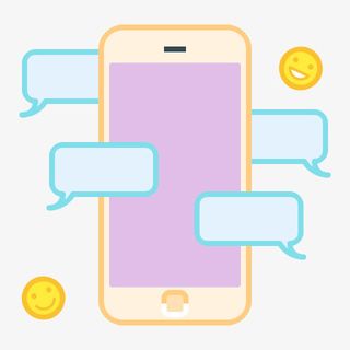 泡沫聊天通信移动智能手机谈小东免抠 泡沫聊天通信移动智能手机谈小东免抠