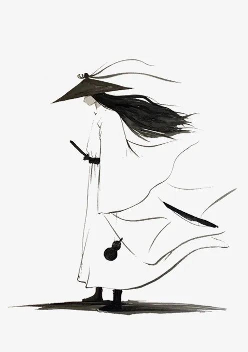 拉风的男人古代剑客免扣元素免抠