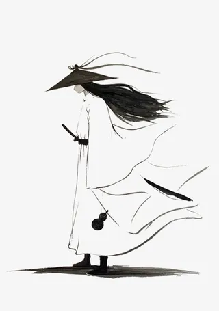 拉风的男人古代剑客免扣元素免抠