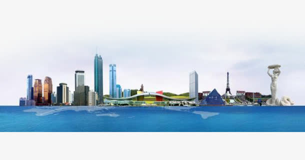 深圳主要建筑组合免抠