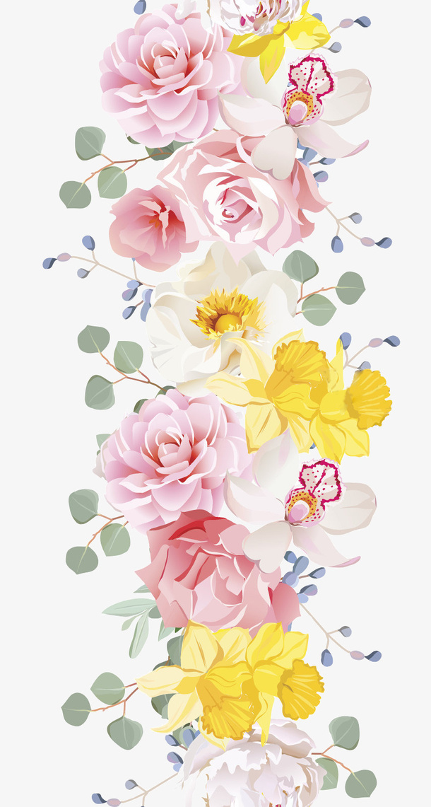 花与叶底纹A1免抠