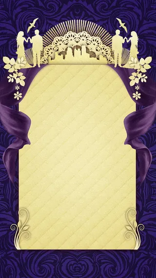 婚礼邀请函H5背景高清