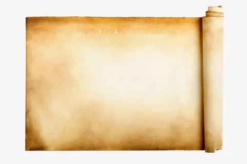 怀旧撕裂牛皮卷纸张纹理免抠