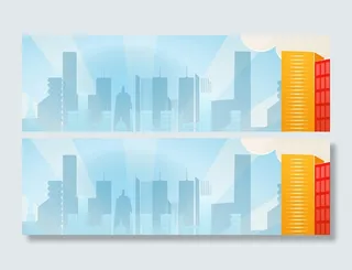 扁平城市背景高清