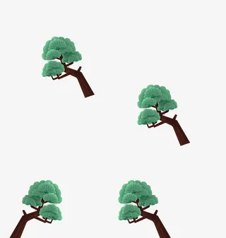 古风装饰性小花免抠