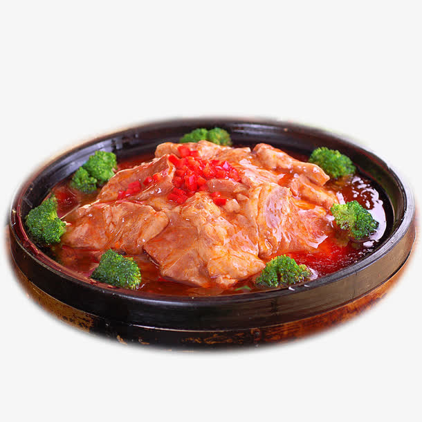 石盘牛仔骨图片免抠