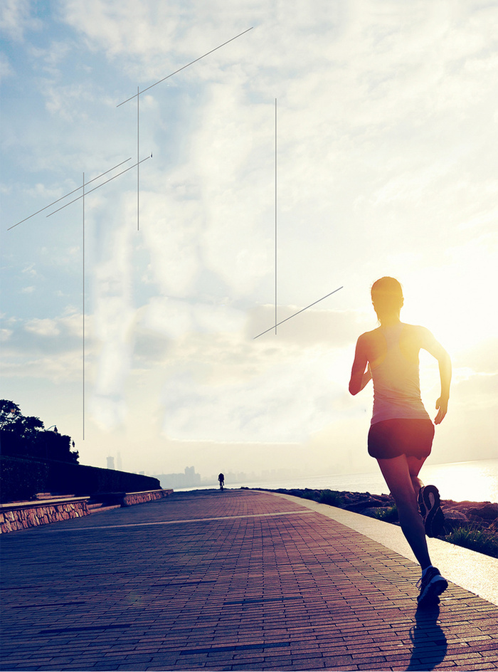 健康运动海报设计高清另类其他背景