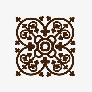 欧式底纹花纹边框免抠