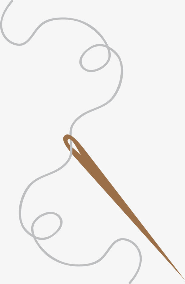 卡通缝纫针免抠