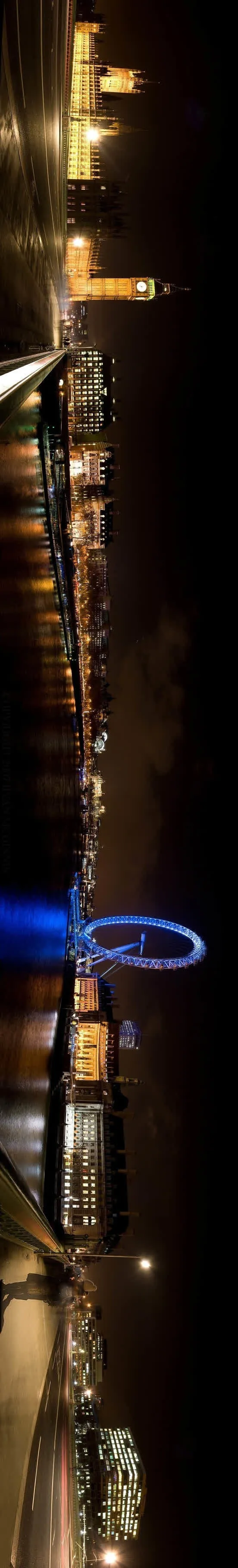 都市伦敦唯美夜景免抠