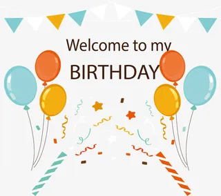 生日派对邀请函免抠