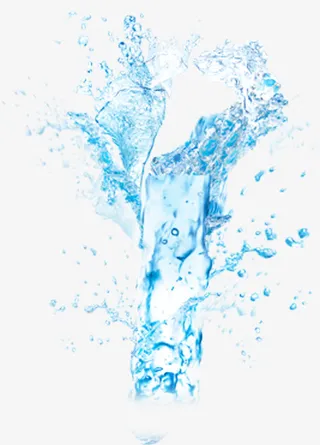 夏日护肤品海报水珠免抠