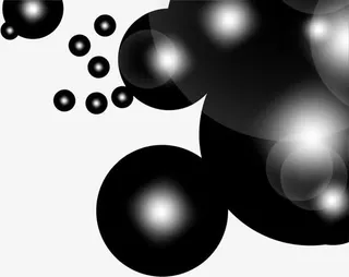 白色唯美光晕免抠