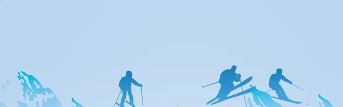 梦幻滑雪运动背景高清