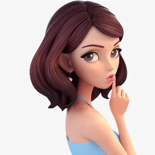 卡通人物女生免抠