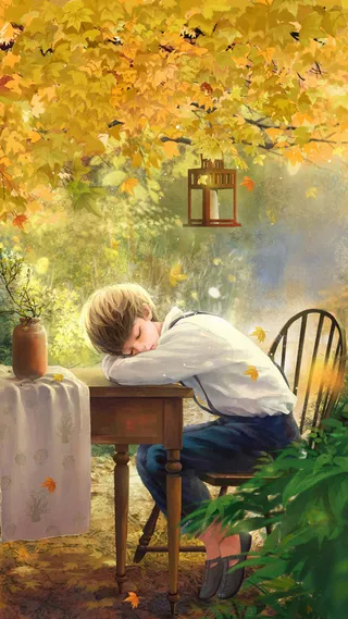 清新手绘插画卡通H5背景高清