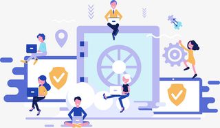 矢量互联网扁平化插画免抠手绘/卡通卡通元素