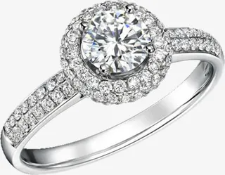 创意合成摄影浪漫的七夕节钻戒免抠