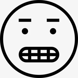 假笑脸表情符号概述图标免抠