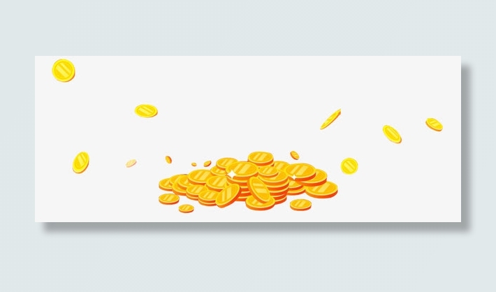 金币漂浮素材免抠