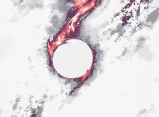 矢量圆形火焰效果免抠